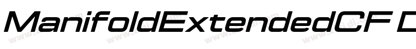 ManifoldExtendedCF D字体转换